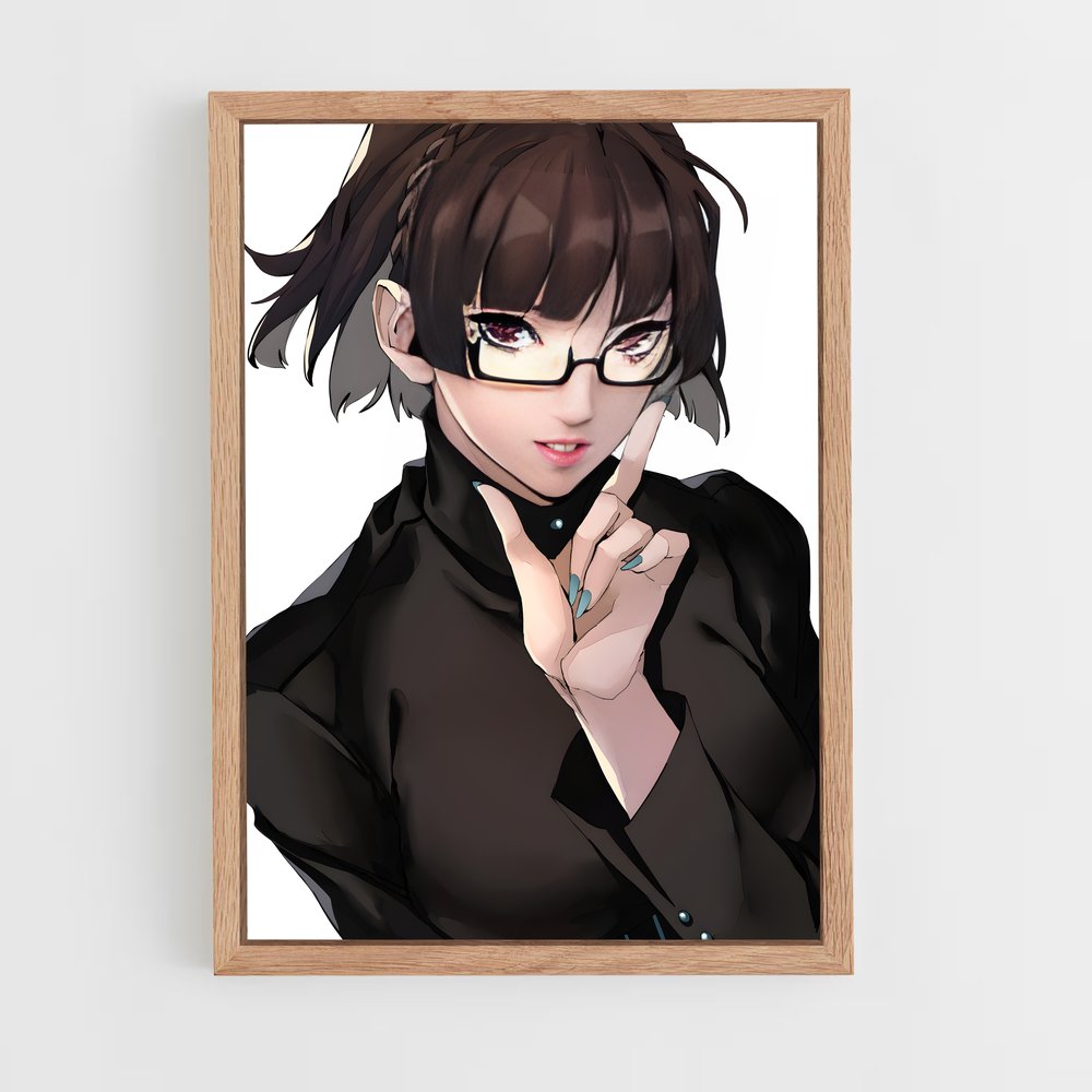 Poster Makoto de niijima – affiche Persona 5 (vue 4)